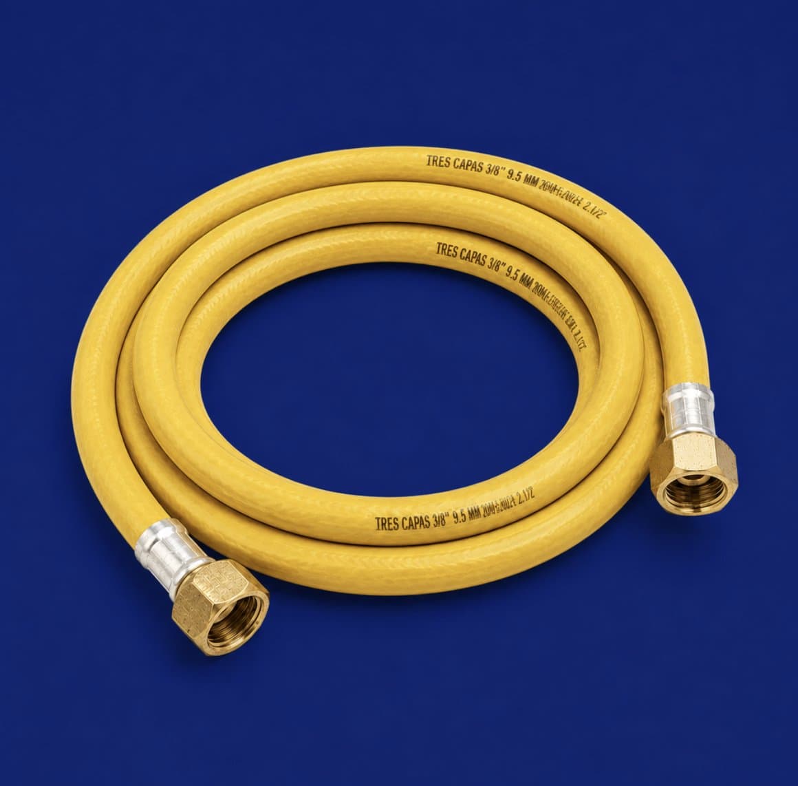 Manguera Reforzada en Nylon 3/8 a 3/8 — vista general